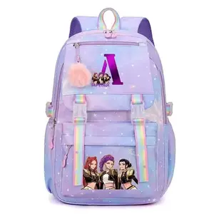 New K-Pop Style Women's Backpack Set — Korean-Inspired "Girl-Themed" Colorful Design — High-Capacity, Ergonomic Schoolbag for Middle and High School Students
