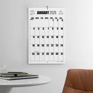 Nekmit Wall Calendar 2026-2027, Nekmit 2026 Calendar from January 2026 to July 2027, 22 3/4" x 14 3/4", Large Print Big Grid Wall Calendar, 18 Monthly Calendar Perfect for Organizing & Planning