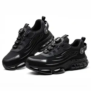 Men's Steel Toe Shoes - Steel Toe Anti-Smash, Anti-Puncture Midsole, Non-Slip Outsole for Wet/Oily Environments - Lightweight & Breathable for All-Day Comfort - Ideal for Construction Work, Hiking & Climbing