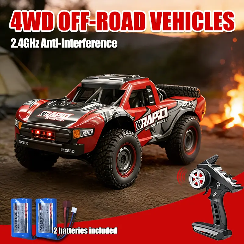 SUPERMELER 1: 16-wheel all-wheel drive high-speed off-road vehicle, equipped with brushless universal battery, with a speed of up to 70 kilometers per hour; brushless motor, speed is 38 kilometers per hour; remote control truck, highly competitive