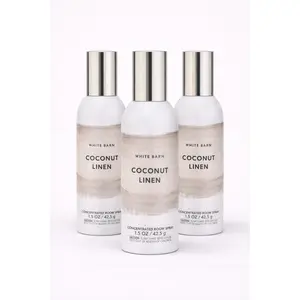 COCONUT LINEN Bath & Body Works Room Spray 3-Pack – 1.5 oz Each