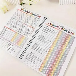 36-Page Attention Deficit Cleaning Planner planners for 2026 - Durable Paper Tool with Daily-to-Yearly Tasks, Multi-Space Guides & Efficient Task Management
