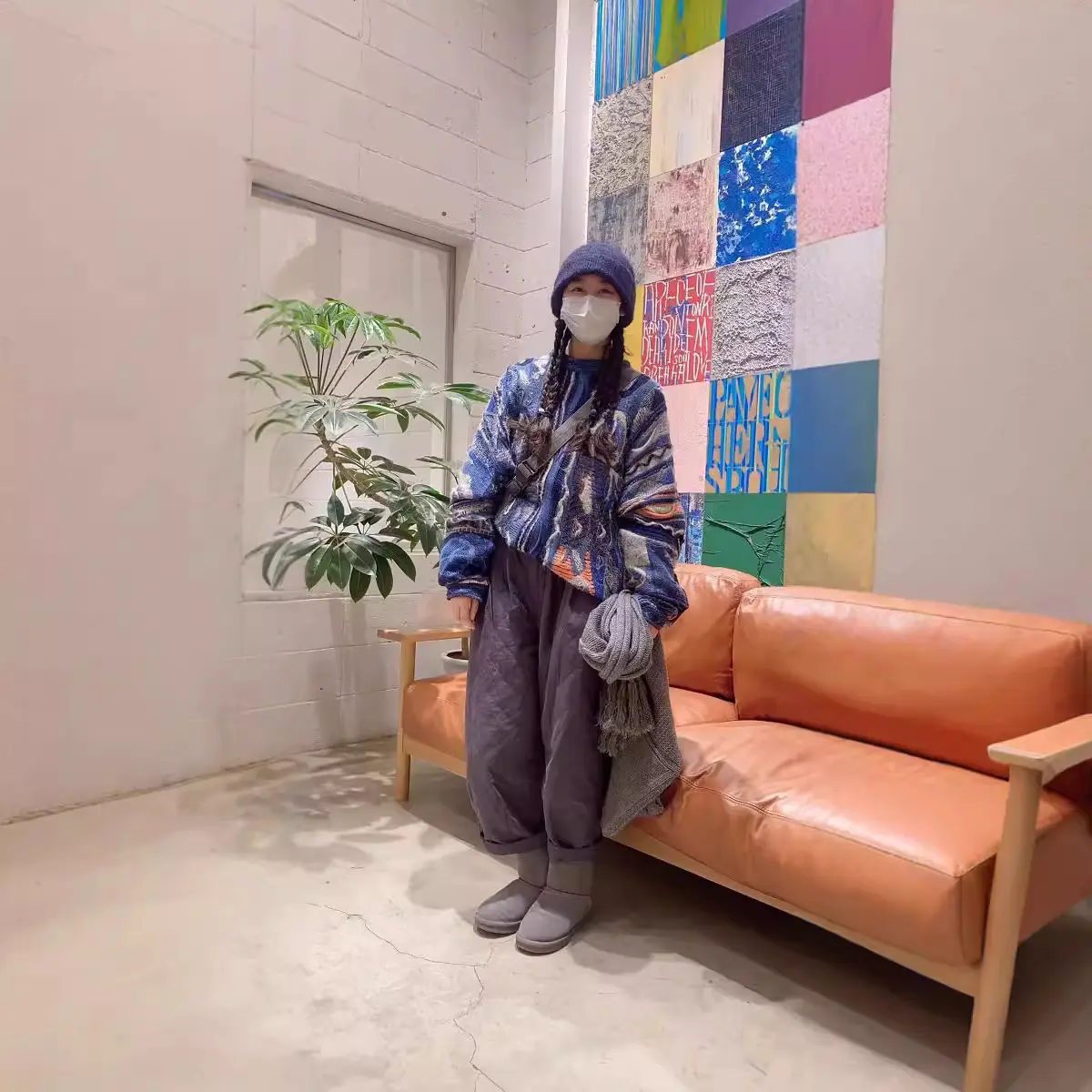 Kapital Vintage Japanese Inspired Heavy Knit Sweater Coat