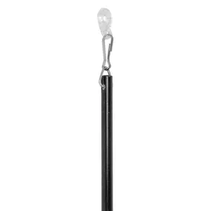 3/8" Fiberglass Baton with Snap and Adaptor 48", Black