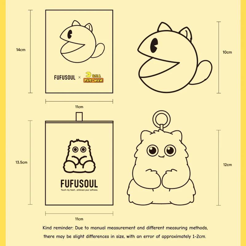 FUFUSOUL Pac-Man Co-branded Series FuDouDou FuFuDou Bubble Cola Scented Plush Toy Limited Edition with Badge Movable Mouth Stuffed Doll for Fans & Gifts FUFUSOUL Pac-Man Co-branded Series FuDouDou FuFuDou Bubble Cola Scented Plush Toy Limited Edition with Badge Movable Mouth Stuffed Doll for Fans & Gifts