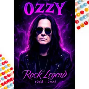 5D DIY Full Drill Round Diamond Painting - Diamond Painting Kit Rock Legend Mosaic Canvas DIY Wall Art, Home Wall Decoration, Suitable for Halloween, Christmas, Birthdays, and Anniversary Gifts.