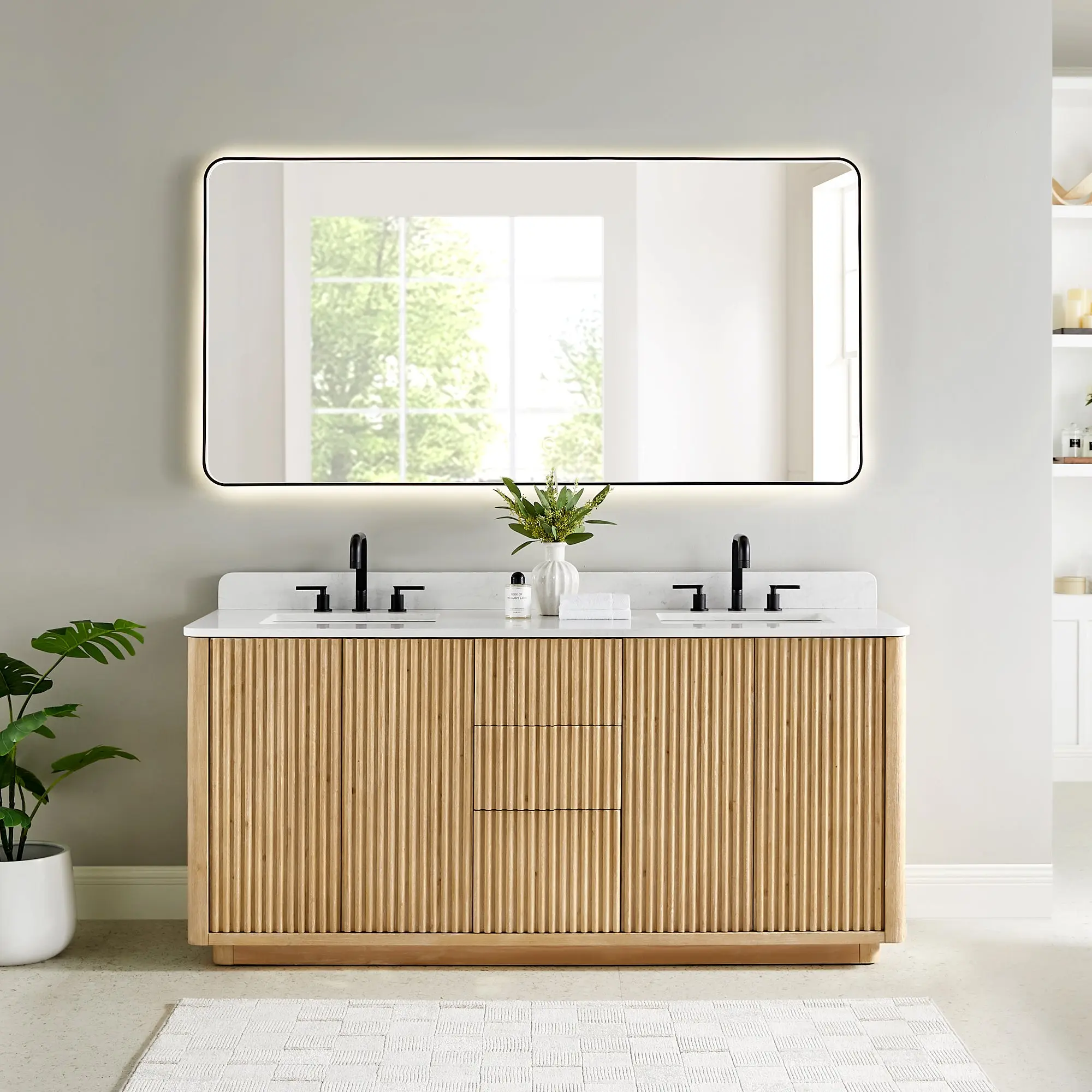 Clayton 72" double vanity with top