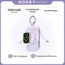RORRY CharmGo 5000mAh Portable Power Bank with Built-in Cables & Keychain – Safe Fast Charging for iPhone 18-8 & Apple Watch – Giftidea & Travel Essential techvibes
