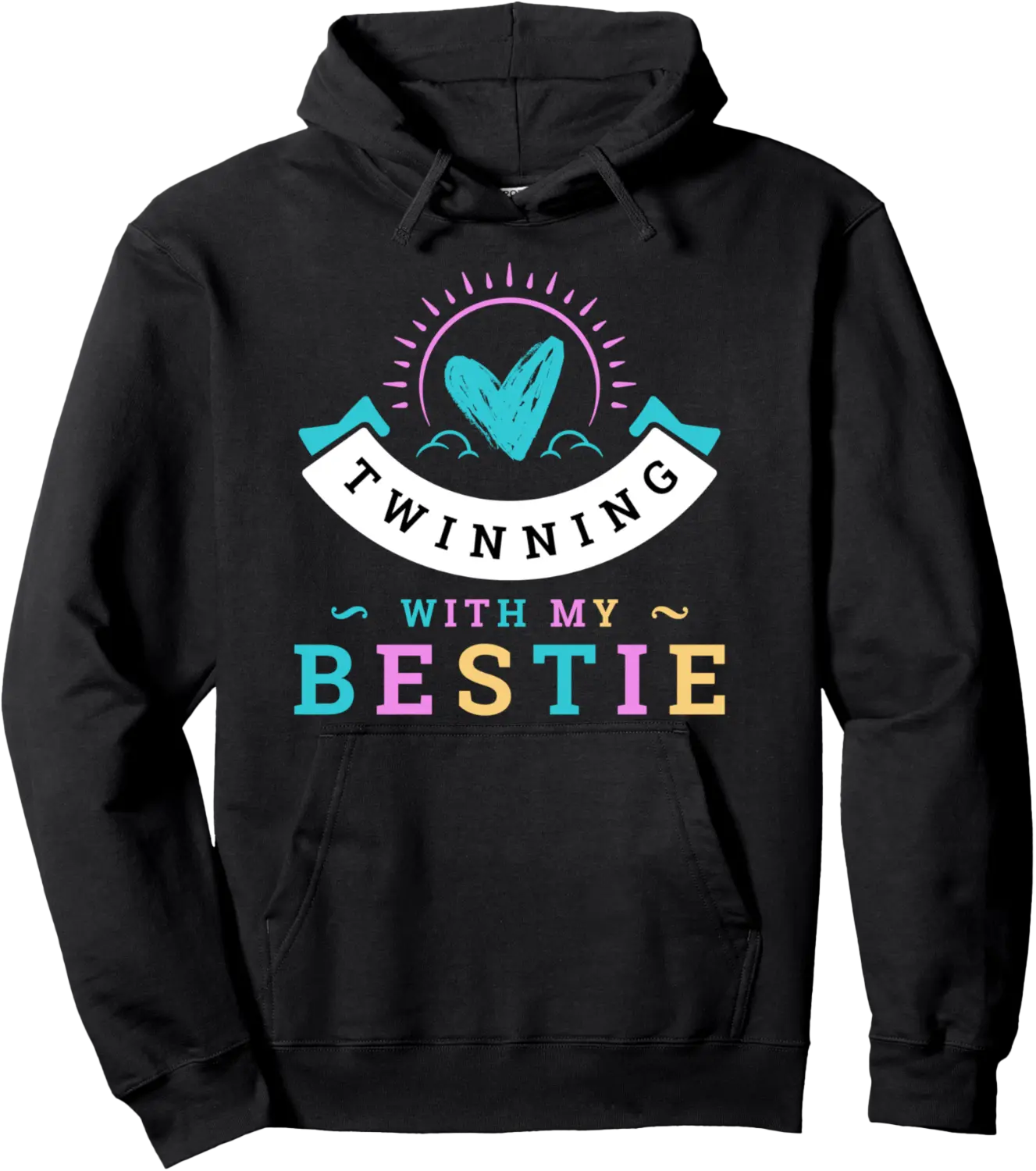 Twin Matching Twins Day Friend Twinning With My Bestie Twin Pullover Hoodie - Lydiagarcia Shop 95B0DY822V6W