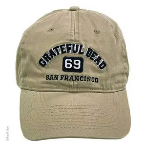 Grateful Dead San Francisco '69 Khaki Hat - Celebrate The Fillmore Winterland Arena & Avalon Ballroom With This Classic Cap