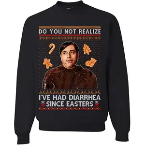 Nacho Libre Meme Ugly Christmas Sweatshirt, I'VE HAD DIARRHEA SINCE EASTERS Christmas Ugly Sweatshirt, Comedy Movie, Christmas Sweatshirt