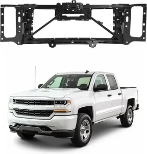 Front Header Panel Radiator Support Compatible with 2016-2019 Chevy Chevrolet Silverado 1500/2019 Silverado 1500 LD Headlight Headlamp Panel Mounting Replace for 85632903, GM1220175, 23461838