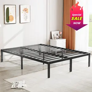 Crafted Comforts Bed Frame with Storage - Heavy Duty Metal Platform Bed Frame for Safe and Sturdy Sleep