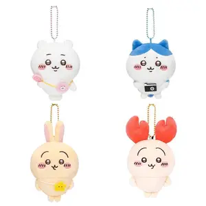 10Cm  Cartoon Chiikawas Plush Doll Keychain Hachiwares Usagis Cute Pendant Outing Series Backpack Decoration Child Gifts