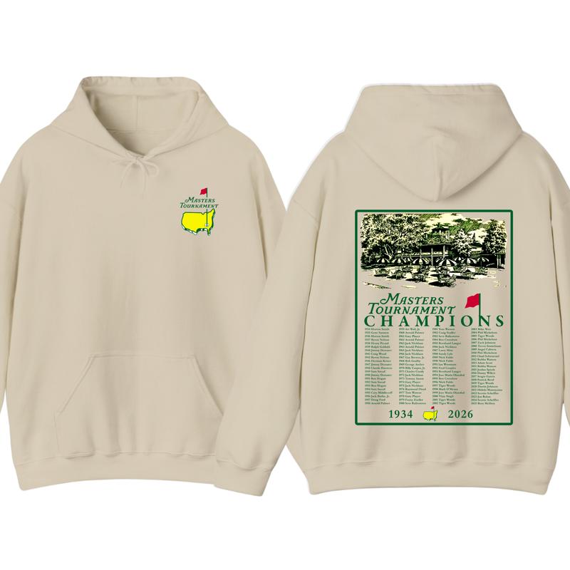 2026 Masters Tournament Augusta 92 Years Hoodie, Golf Tournament Hoodie, The Masters Golf Cup 2 Sided Hoodie, Gifts For Men, Gifts For Boyfriends, Golf Gifts