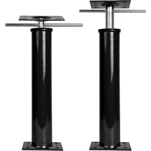 House Jacks for Leveling, 15.5"-21" Adjustable Jack  Basement Floor Jack, Screw Floor Jack Steel Telescoping Jacks, Heavy Duty House Foundation Jack for Leveling Crawlspace Permanent