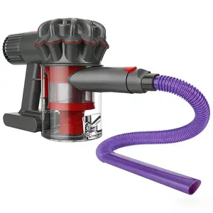 CT Dryer Lint Vacuum Attachment for Dyson V15 V12 V11 V10 V8 V7 Gen5, Flexible Dryer Vent Cleaner Kit Lint Remover Deep Cleaning Tool, Lint Trap Cleaner for Home Laundry Room, Purple Vacuum Accessory