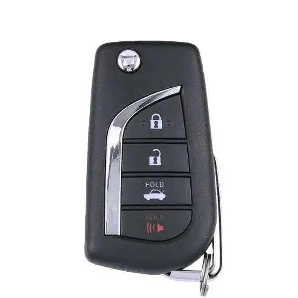 Aftermarket Flip Remote Key for Toyota Camry - PN:89070-06790, HYQ12BFB, with Lock/Unlock Function, Vehicle Entry Support