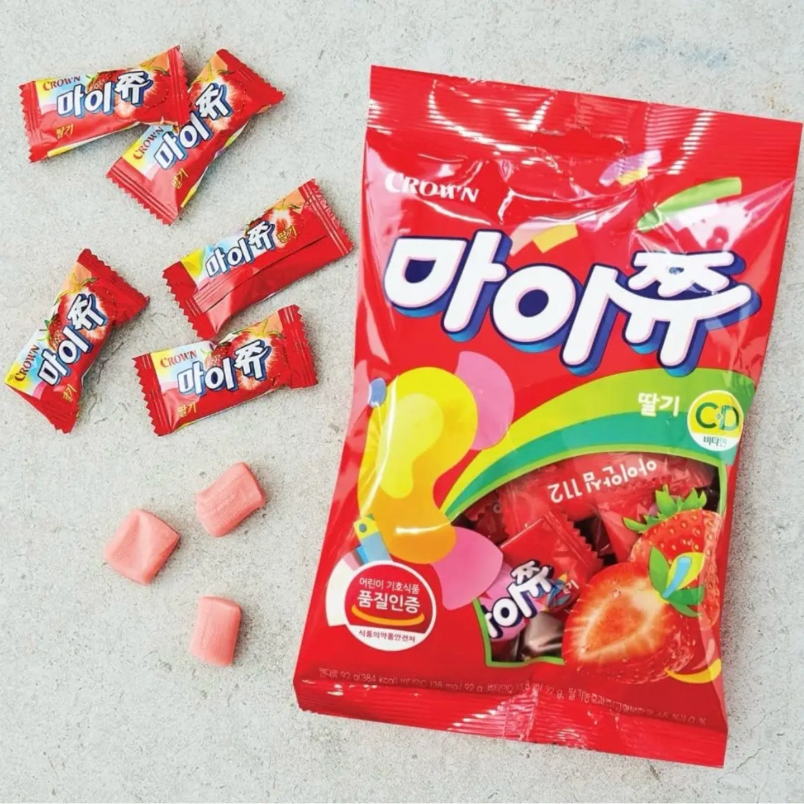 Korean Soft Chewy Fruit Gummy Snack