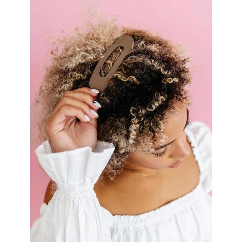 Solid Color Hair Clip, Fashionable Hair Accessories for Women & Girls, Minimalist Headwear Suitable for Girlfriend