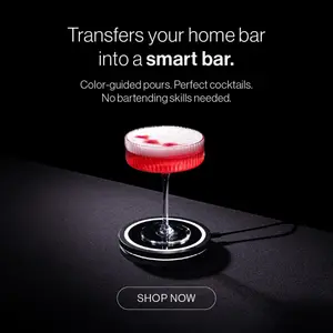 Cocktail Machine - Automatic Cocktail Maker for Home Bars, Equipped with Interactive Lighting, No Guessing Required, Easily Mixes Drinks.Coaster Only
