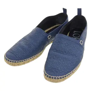 Pre-owned Loewe Others Small Leather Goods Anagram Espadrille Slip on Shoes