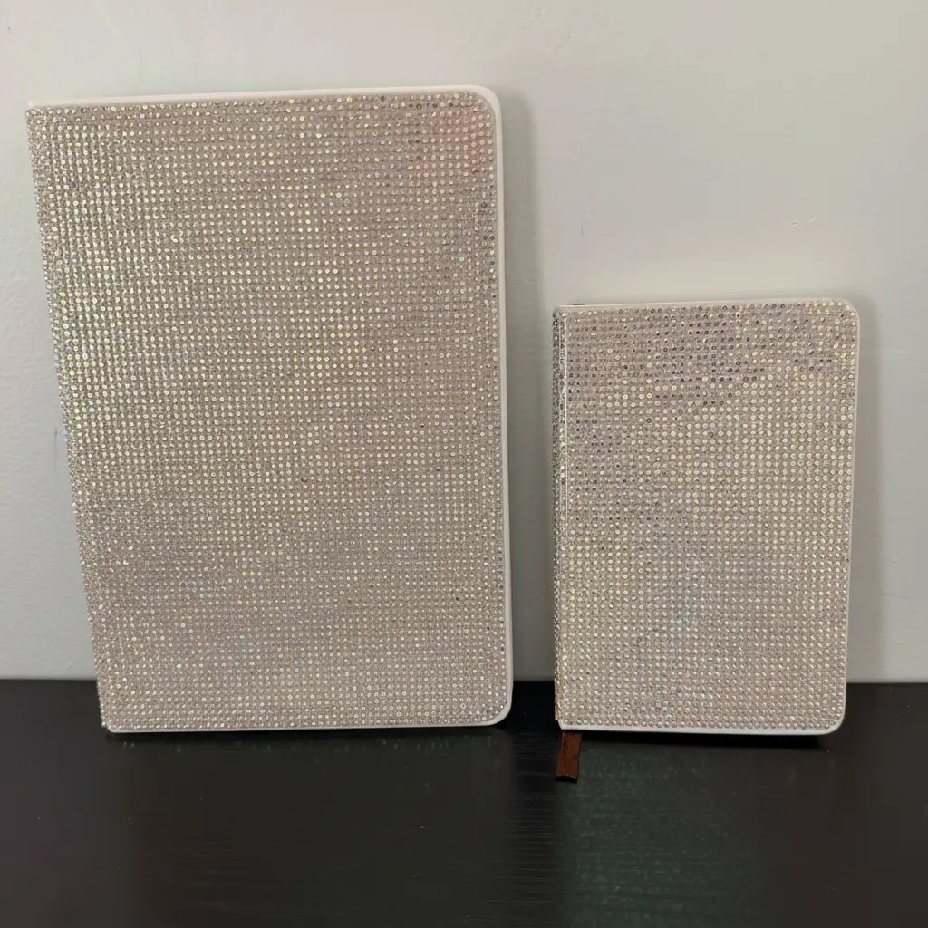 Diamond Studded Notebook Set