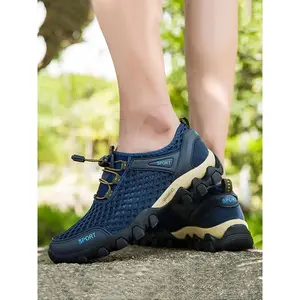 Men's Sports Water Shoes, Lightweight Breathable Comfortable Sports Water Shoes, Outdoor Beach Shoes for Hiking, Camping, Fishing