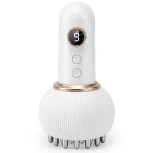 Cotsoco Handheld Body Massager with Heat Vibration, Rechargeable Portable Massage Tool, Multi-Mode & Adjustable Intensity for Deep Muscle Relax & Lymphatic Support, Full-Body Care for Neck, Back, Waist & Legs, Perfect Gift for Mom Cordless