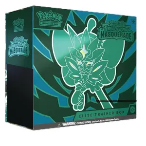 Pokemon Twilight Masquerade Elite Trainer Box -  Scarlet & Violet Collectible Booster Packs Collectible Cards