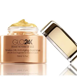 Gold mask for face GLO24K Anti Aging Radiant Skin  Skin Repair. 50 ml
