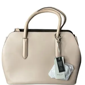 Radley London Classic Leather Satchel Bag with Detachable Strap and Secure Zip Closure