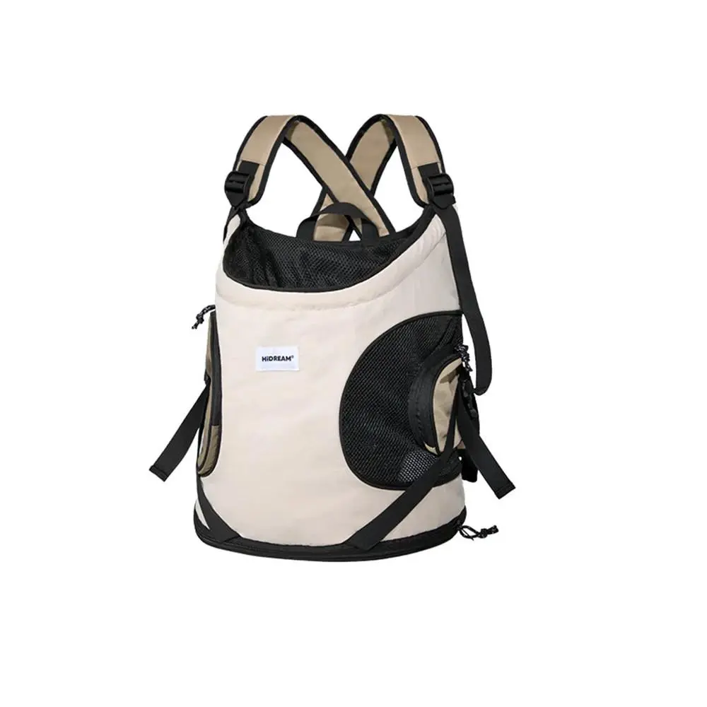 Nylon Eco Pet Front Carrier Backpack - Anti-Escape, Hands-Free, Suitable for 8-18lbs Small Dogs & Cats, Travel Use