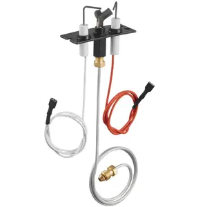 VEVOR Gas Pilot Assembly, OE 2090-012, 2198-012, SRV2090-012 Fireplace Gas Pilot Assembly, Natural Gas Ignition Replacement, Fit Heatilator, Heat Glo, Quadra-Fire, Outdoor Lifestyles, Majestic