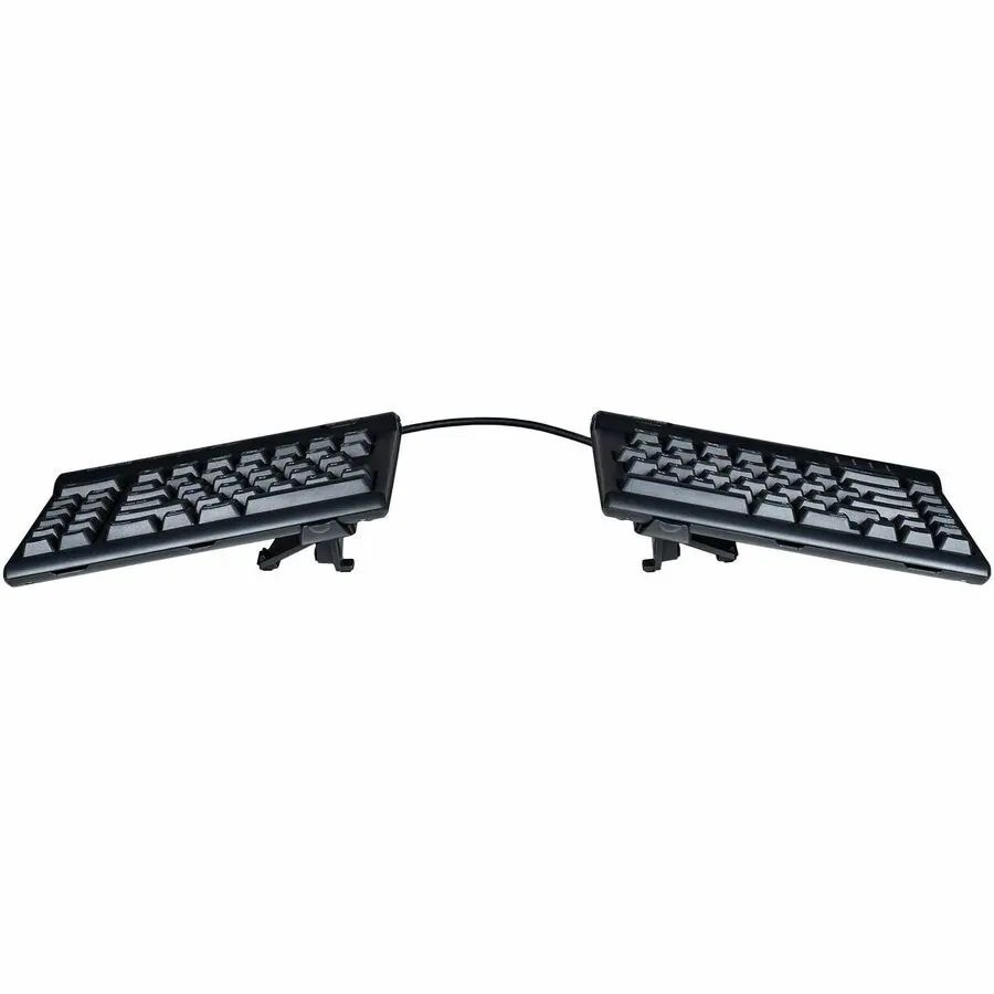 Kinesis Freestyle2 Cable Wired Keyboard for PC, 9in Cable, V3 Accessory Installed, PC Compatible Keyboard Input Device (KB830PBUS)