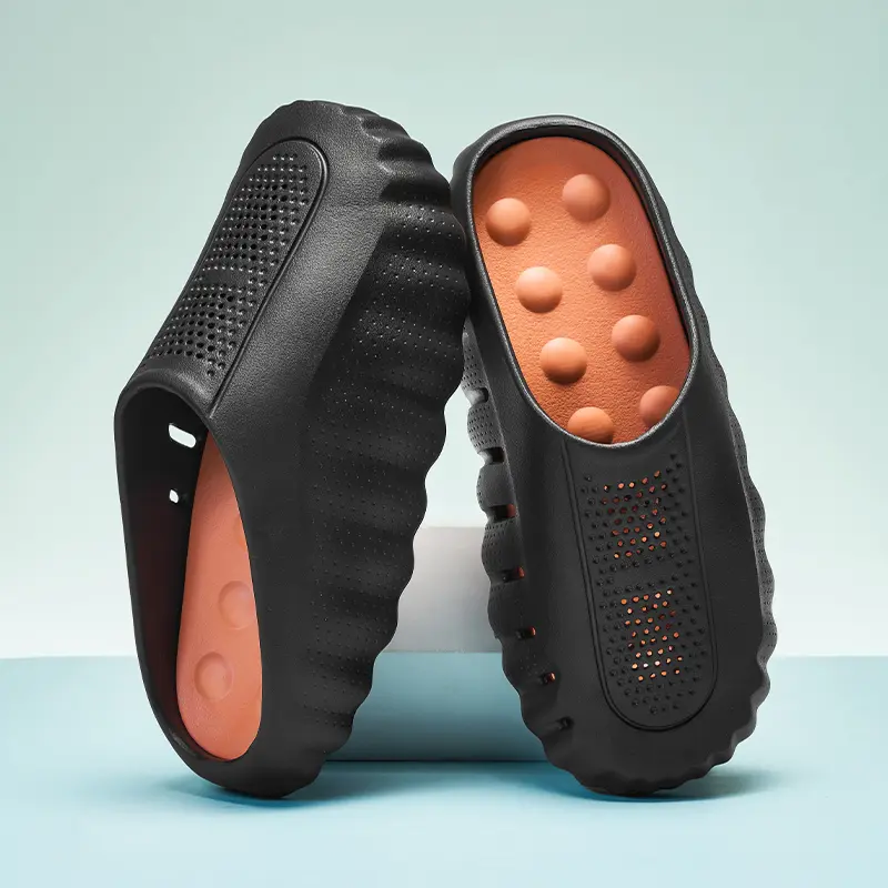 Men's Mind 2.0 EVA Thick Sole Clogs Breathable Non-Slip Massage Insole Garden Shoes Closed Toe Summer Sandals for Outdoor Beach Indoor Wea