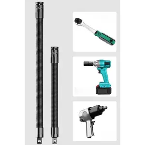 Flexible Shaft Extension Extender Torque Socket Ratchet Spanners Electric Wrench Connecting Rod Hand Tools