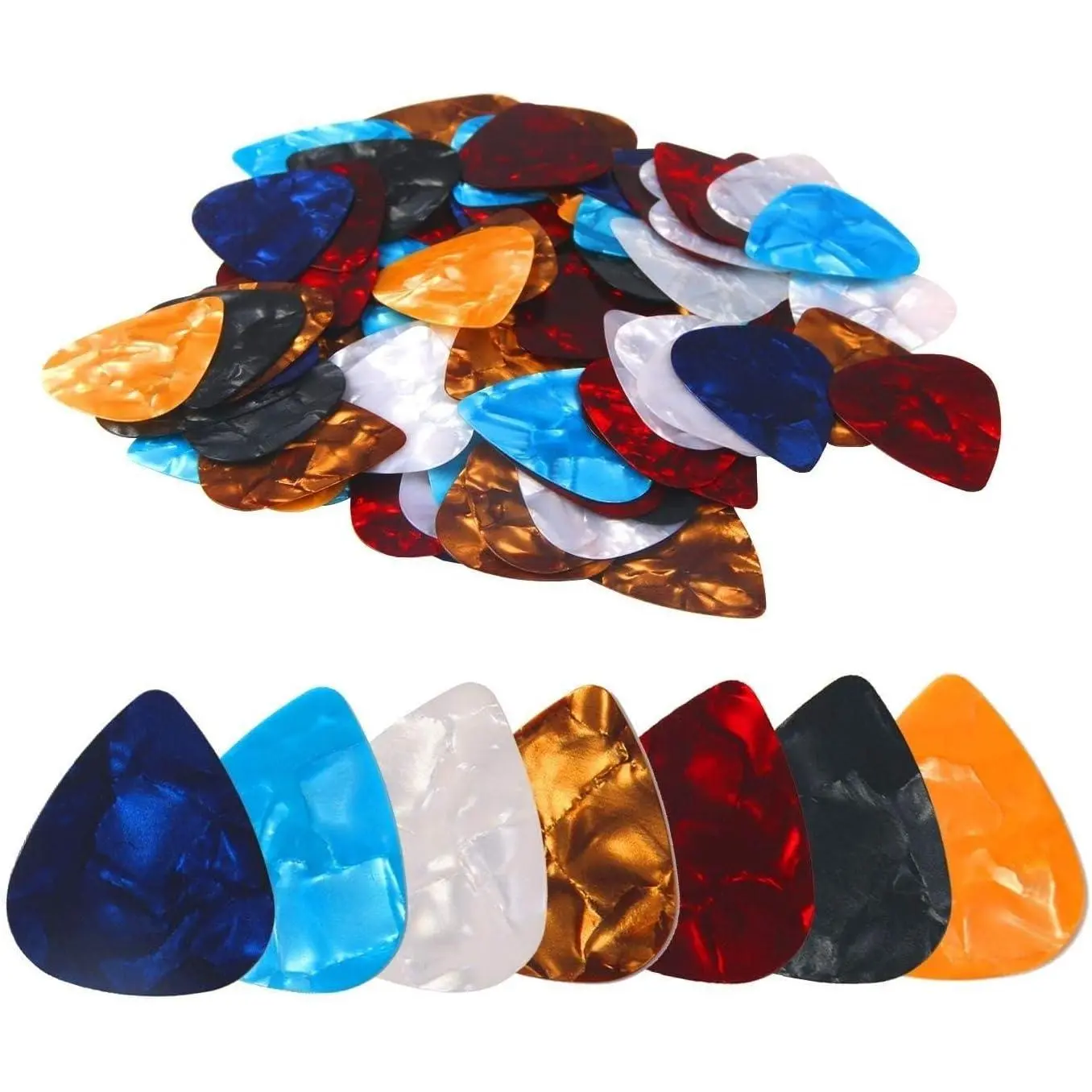 100 count The Thinest Guitar Picks Sampler Value Pack 0.46mm Thickness