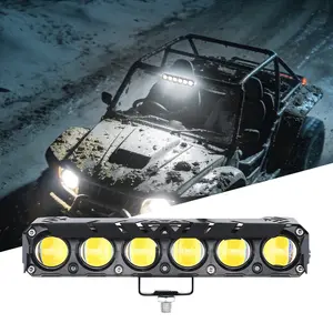 Motorcycle Spotlight Headlight LED Fisheye Lens High-Power Auxiliary Light for Car Motorcycle Off-Road Truck Fog Lamp