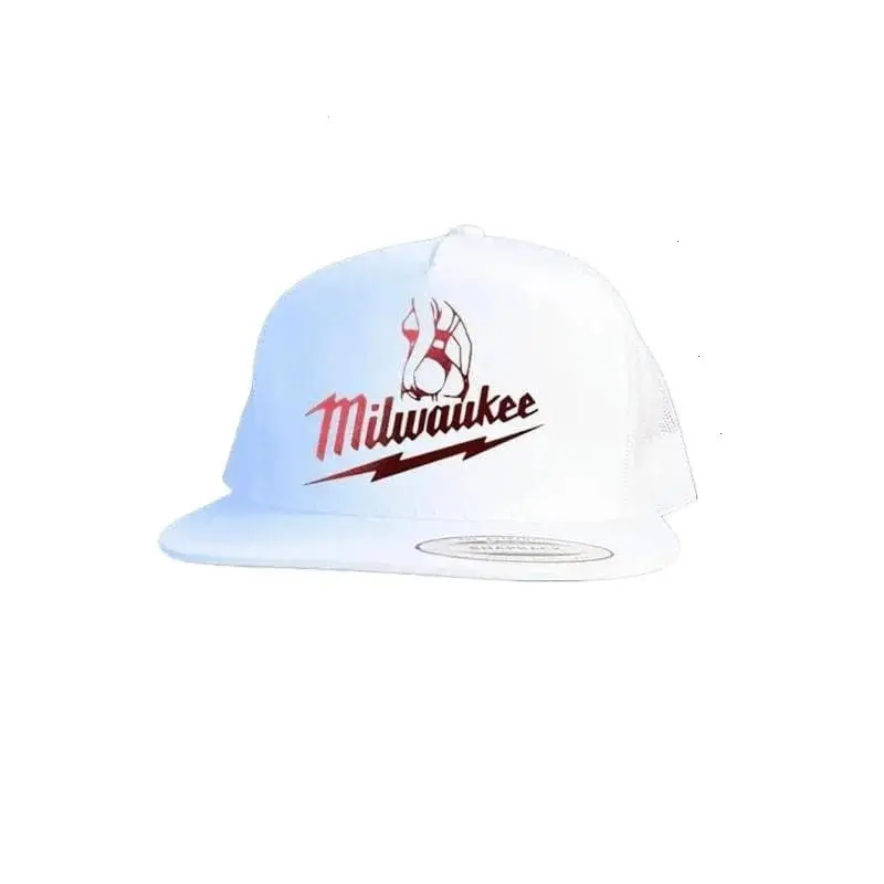 Milw@ukee Girl Hat Snapback Adjustable Baseball Cap for Sport & Outdoors - Trendy Printed Trucker Cap for Men Women Casual Everyday Style Gift