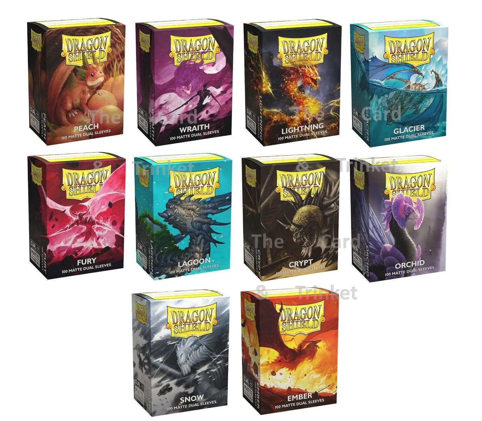 Dragon Shield Duel Matte Standard (100) Card Sleeves - Trading Card Accessories