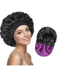Satin Bonnet Silk Bonnet Hair Bonnets For Sleeping Silky Soft Sleep Cap Womens Night Curly Natural Hair Caps