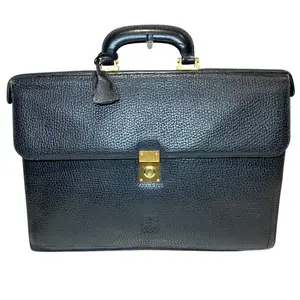 Pre-owned Loewe Calfskin Tote Bags Anagram Leather Briefcase