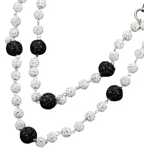 Black Stone Wallet Chain