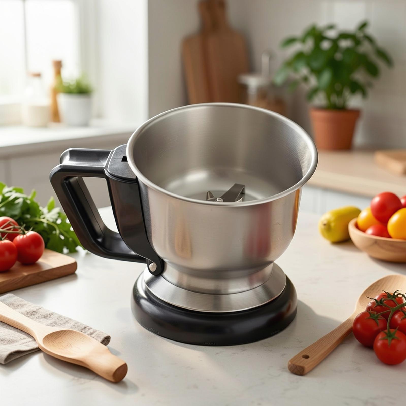Lalayuan Electric Grinder with Powerful Motor, 10-Second Fast Grinding, Stainless Steel Blade & Chamber, 1-Button Control Grain Mill for Beans, Spices, Nuts, Dry Food Processor