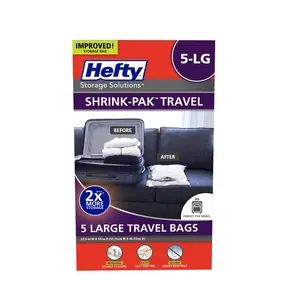 Hefty Shrink-Pak Clear Storage Bag (Pack of 3)