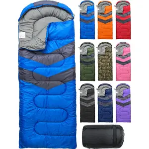 Sleeping Bags for Adults Cold Weather & Warm - Backpacking Camping Sleeping Bag for Kids 10-12, Girls, Boys - Lightweight Compact Camping Essentials Gear Accessories Hiking Sleep Must Haves