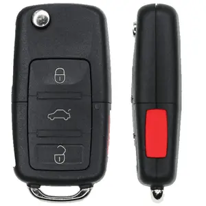 KEYS4LESS Replacement Flip Key Fob for Volkswagen Passat 2012 2016 Fcc NBG010180T Part Number 5K0837202 5K0837202AK 5K0837202AE