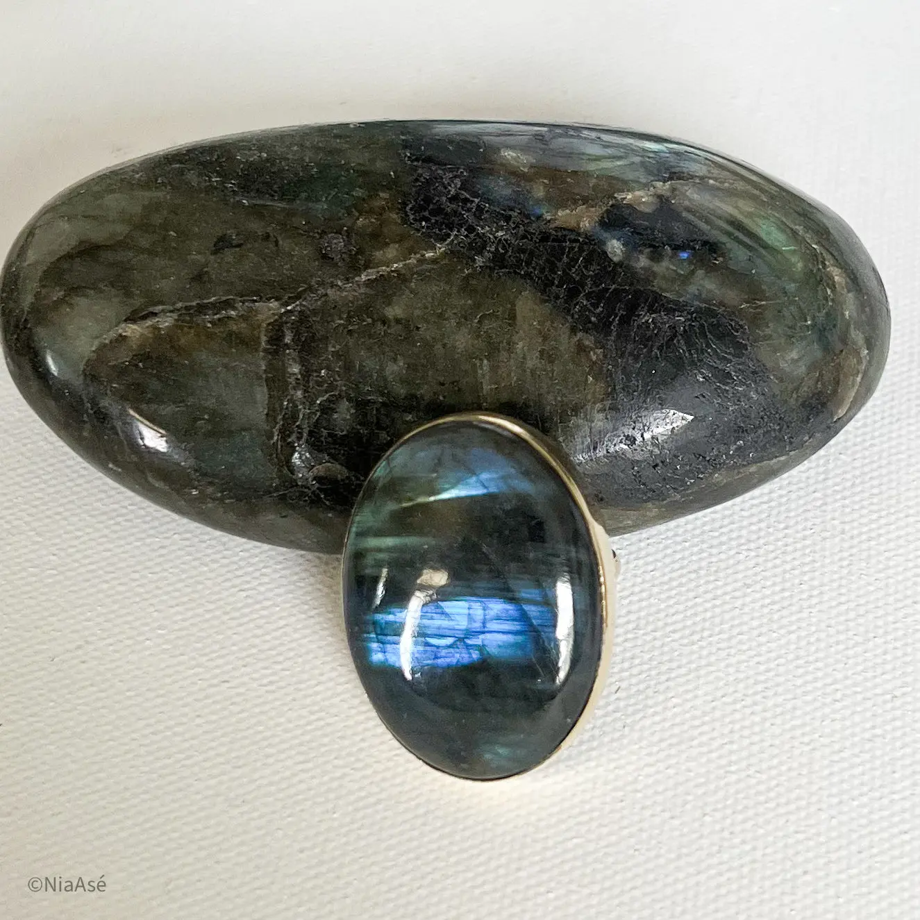 Labradorite Gemstone Ring Labradorite Gemstone Ring