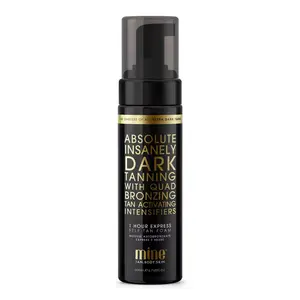 MineTan Absolute Self Tan Foam - 200ml: Sunless Tanning Mousse with Fresh Scent for Whole Body Application